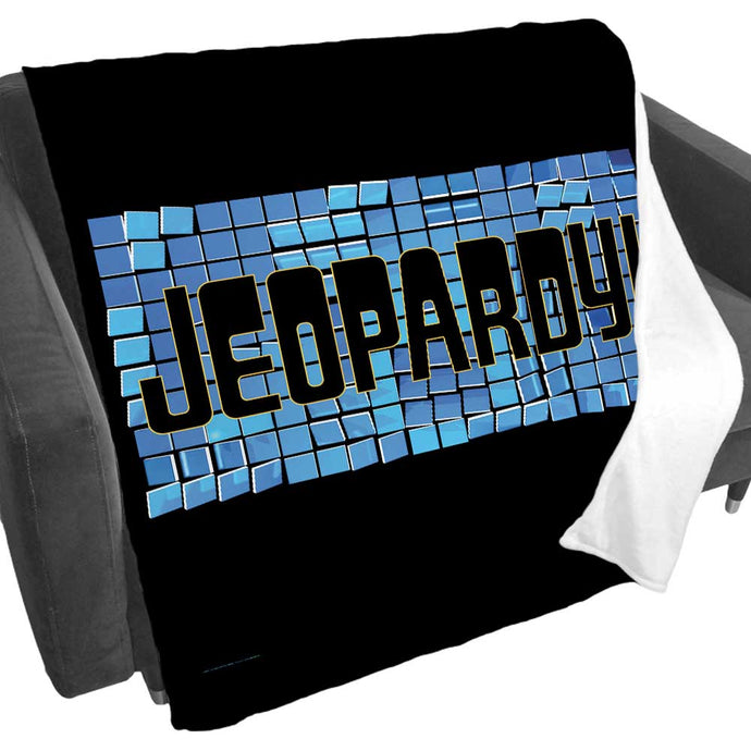 Jeopardy! Tile Logo Fleece Blanket