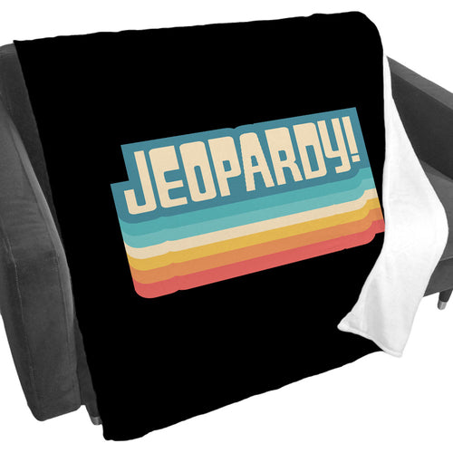 Jeopardy! Analog Collection Logo Blanket