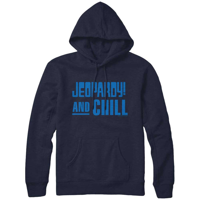 Jeopardy! and Chill Navy Hoodie