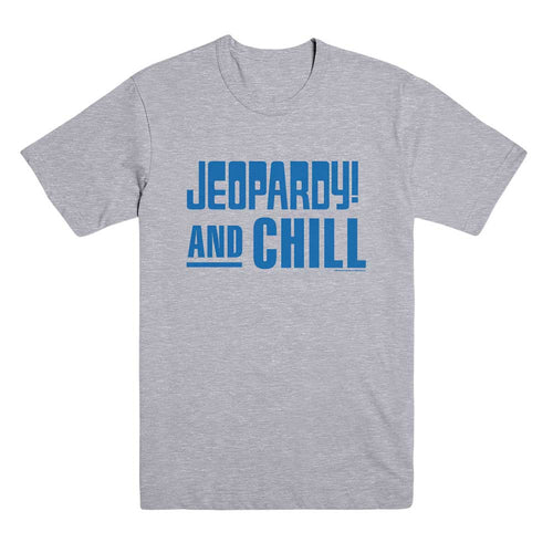 Jeopardy! and Chill Gray Tee