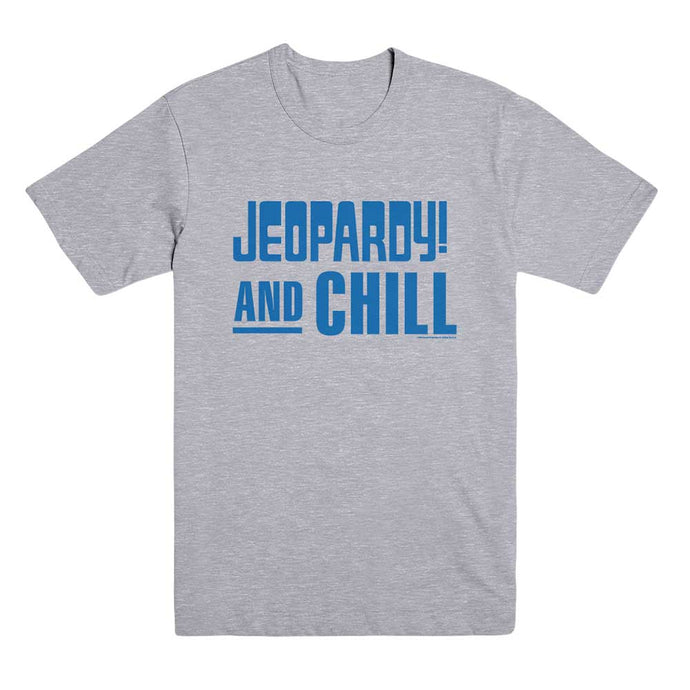 Jeopardy! and Chill Gray Tee