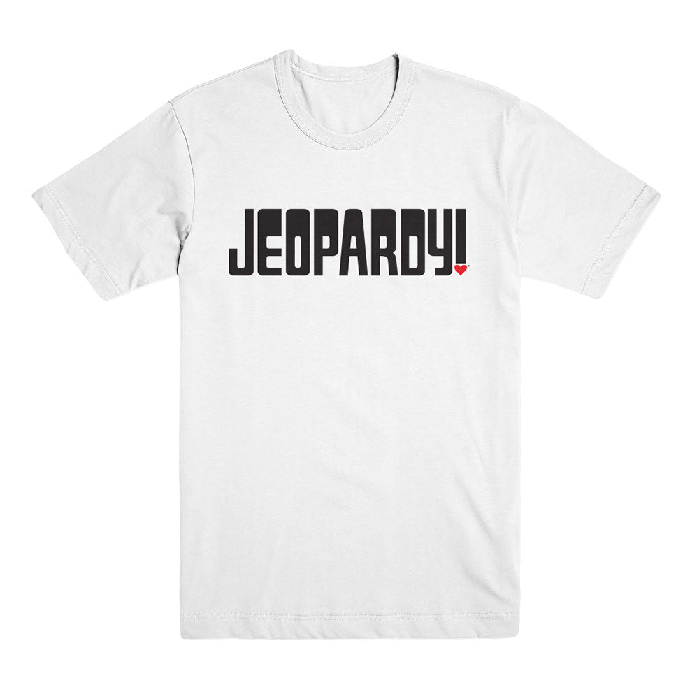 Jeopardy! Logo Valentine's Day White Tee