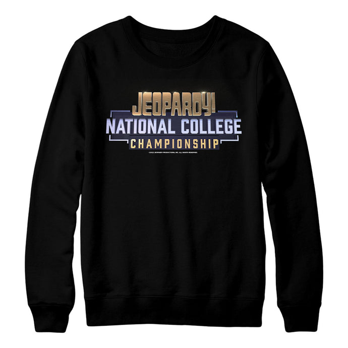 Jeopardy! College Tournament Black Crewneck