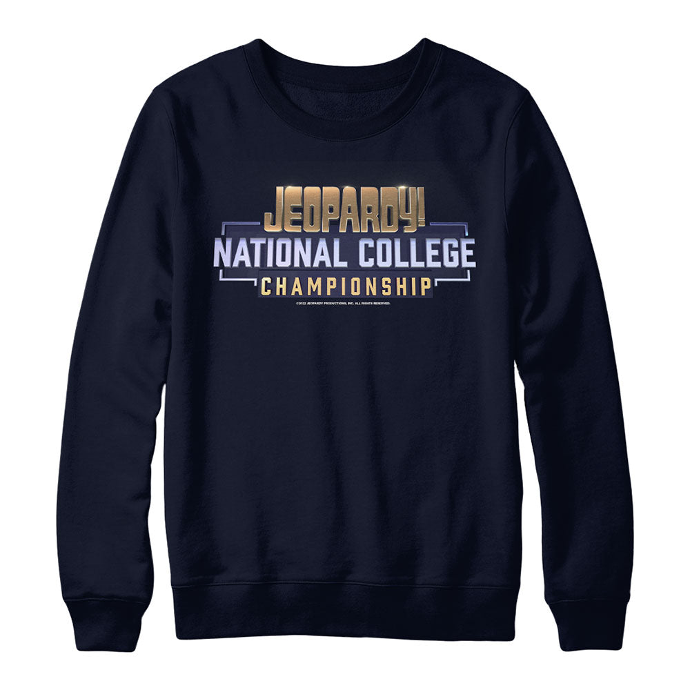 Jeopardy! College Tournament Navy Crewneck