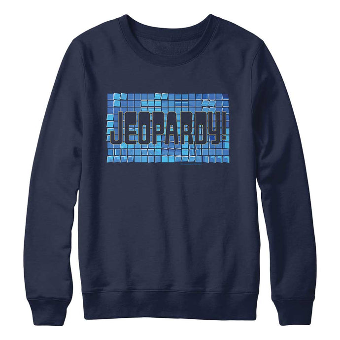 Jeopardy! Tile Logo Navy Crewneck