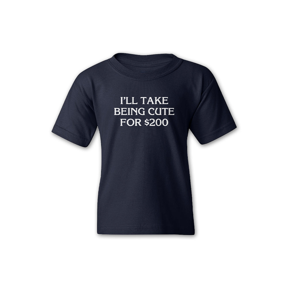 Jeopardy! I'll Take Being Cute for $200 Toddler Tee