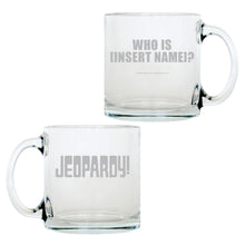 Jeopardy! Logo Personalized Glass Mug
