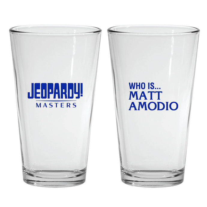 Jeopardy! Masters Tournament Matt Amodio Pint Glass