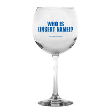 Jeopardy! Logo Personalized Wine Glass