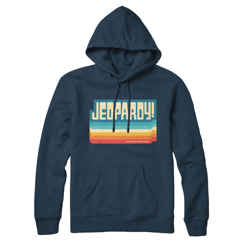 Jeopardy! Analog Collection Logo Navy Hoodie