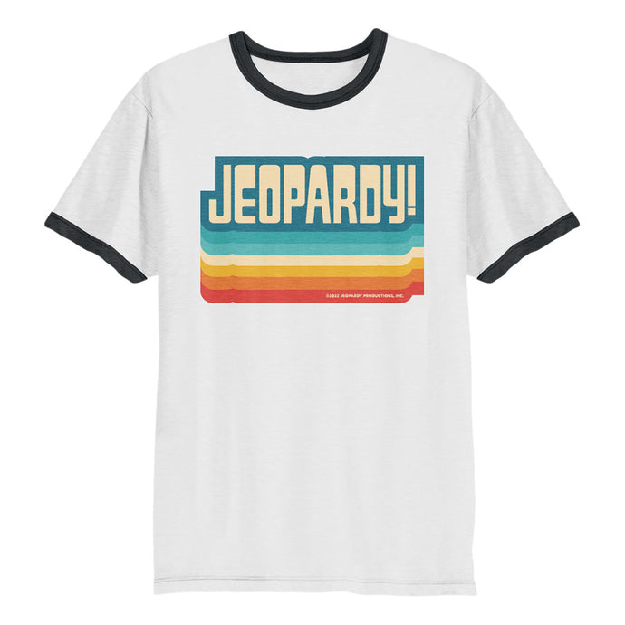 Jeopardy! Analog Collection Logo Ringer Tee