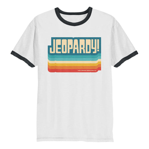 Jeopardy! Analog Collection Logo Ringer Tee