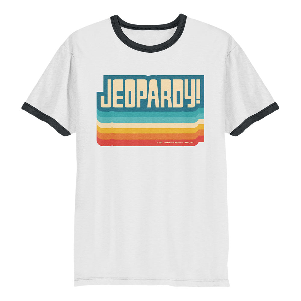 Jeopardy! Analog Collection Logo Ringer Tee