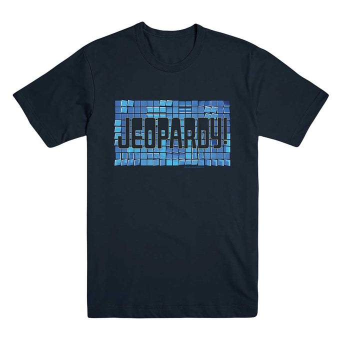 Jeopardy! Tile Logo Navy Tee