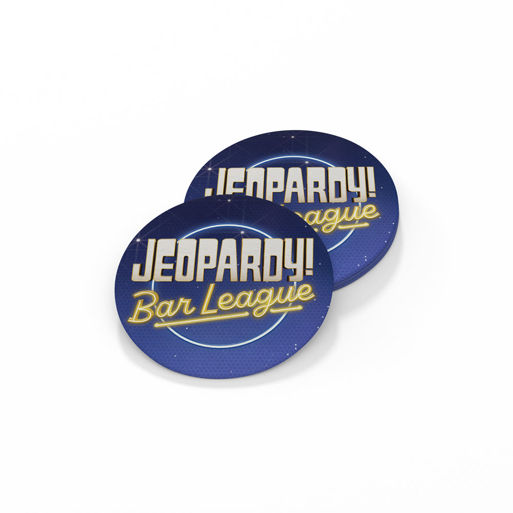 Jeopardy! Bar League Coaster Set