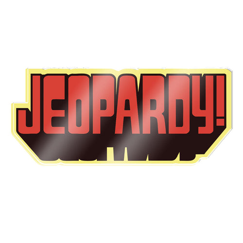 Jeopardy! Red Retro Logo Magnet