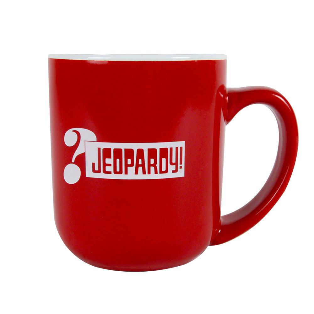 Jeopardy! Red Ceramic Mug – The Jeopardy! Store