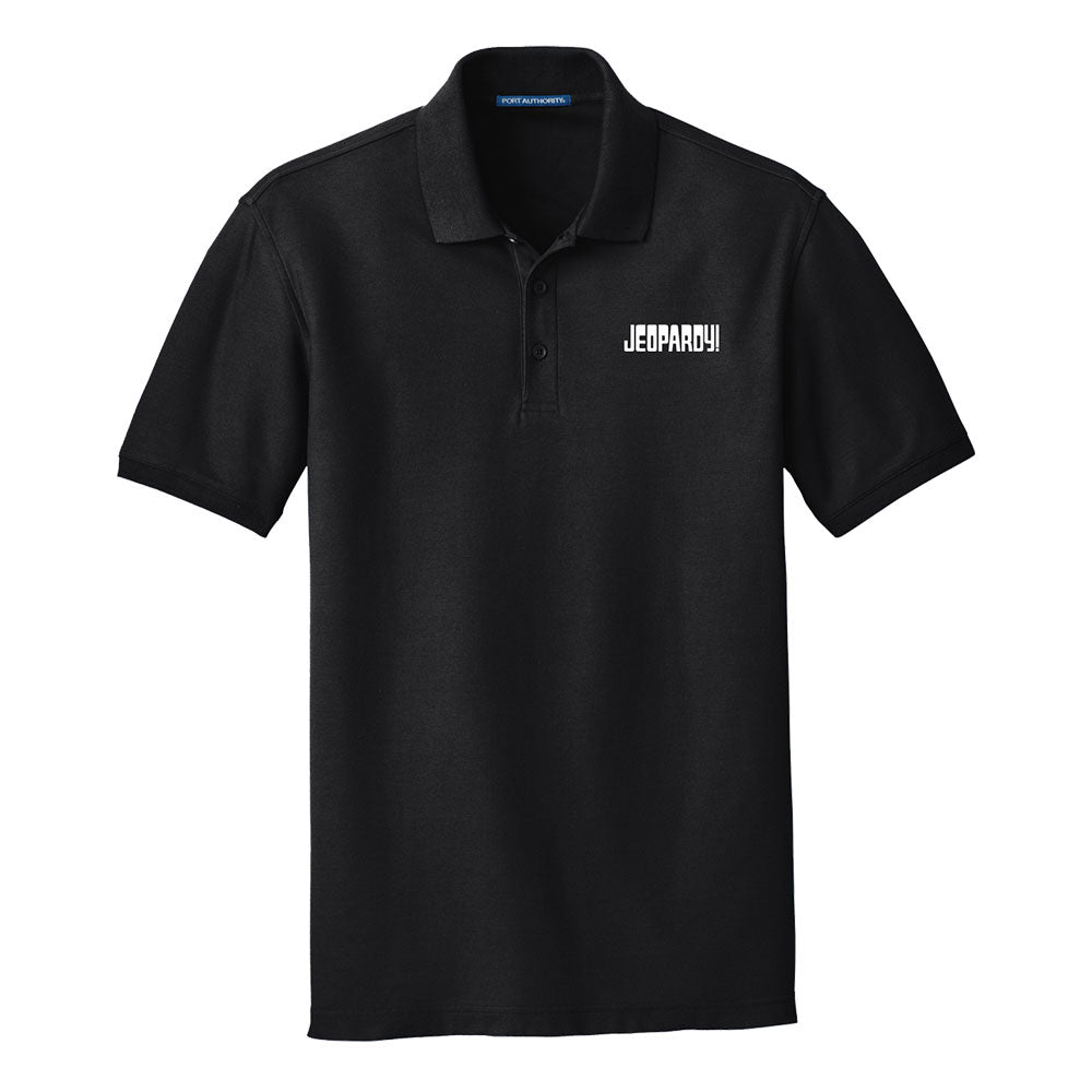 Jeopardy! Logo Black Polo Shirt