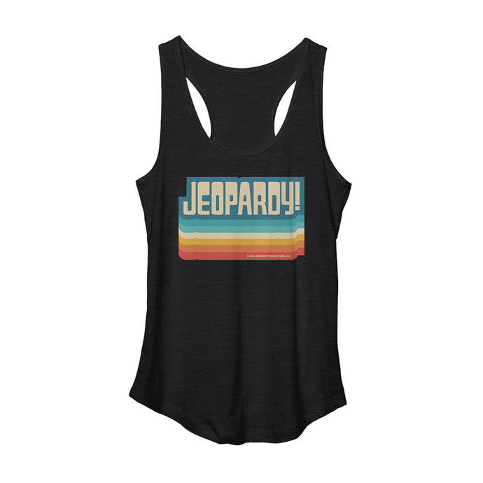 Jeopardy! Analog Collection Logo Black Tank