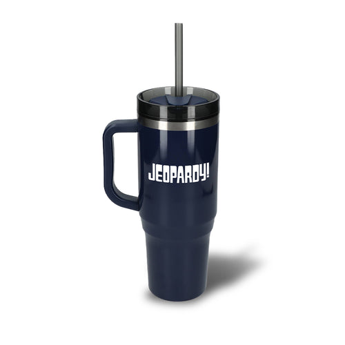 Jeopardy! Logo Navy Tumbler