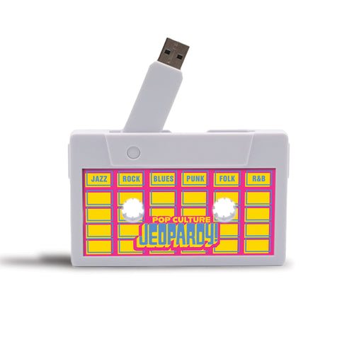 Pop Culture Jeopardy! Cassette USB Flash Drive