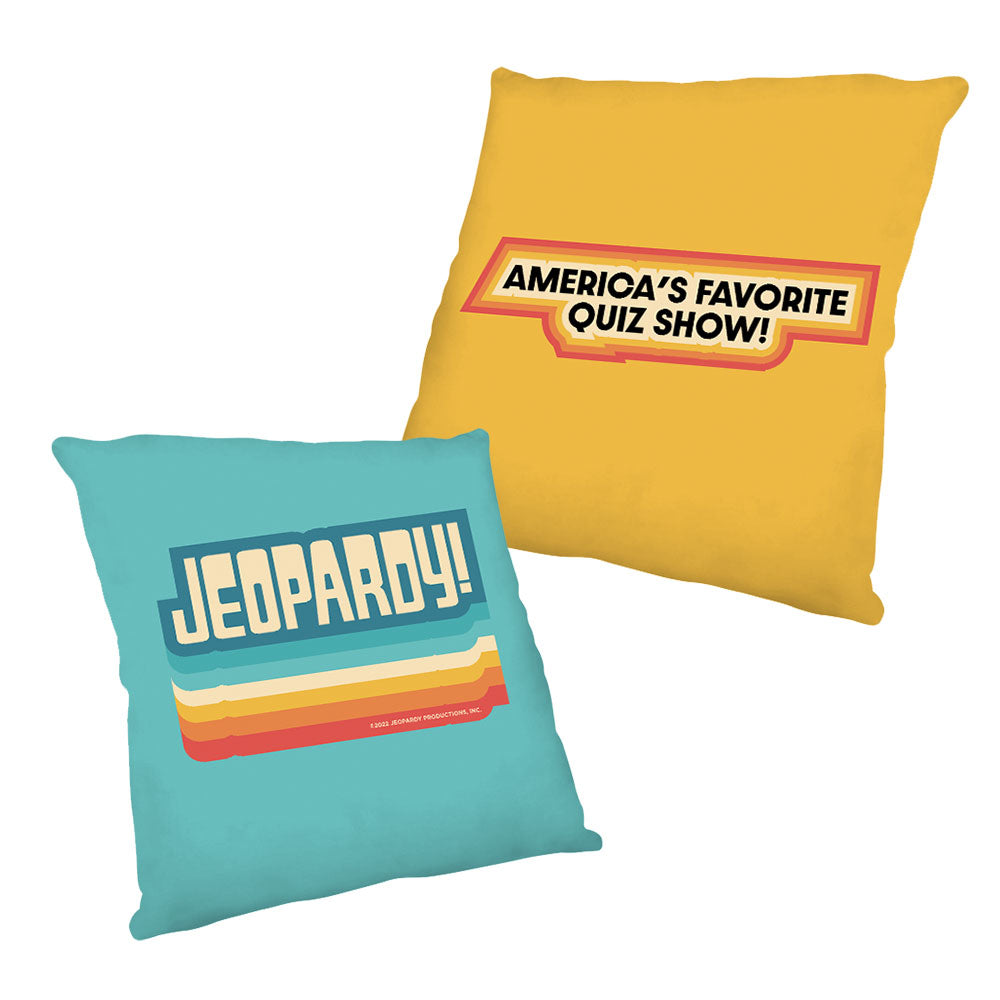 Jeopardy! Analog Collection Favorite Quiz Show Pillow